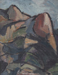 Load image into Gallery viewer, Mid Century Vintage Art Room Oil Painting By Stig Delang Sweden
