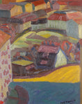 Load image into Gallery viewer, Mid Century Vintage Oil Painting By P Thorlin Sweden
