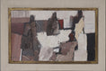 Load image into Gallery viewer, Mid Century Abstract Oil Painting By G Johnson Sweden
