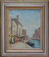 Vintage Framed Original Oil Painting by Knut Norman