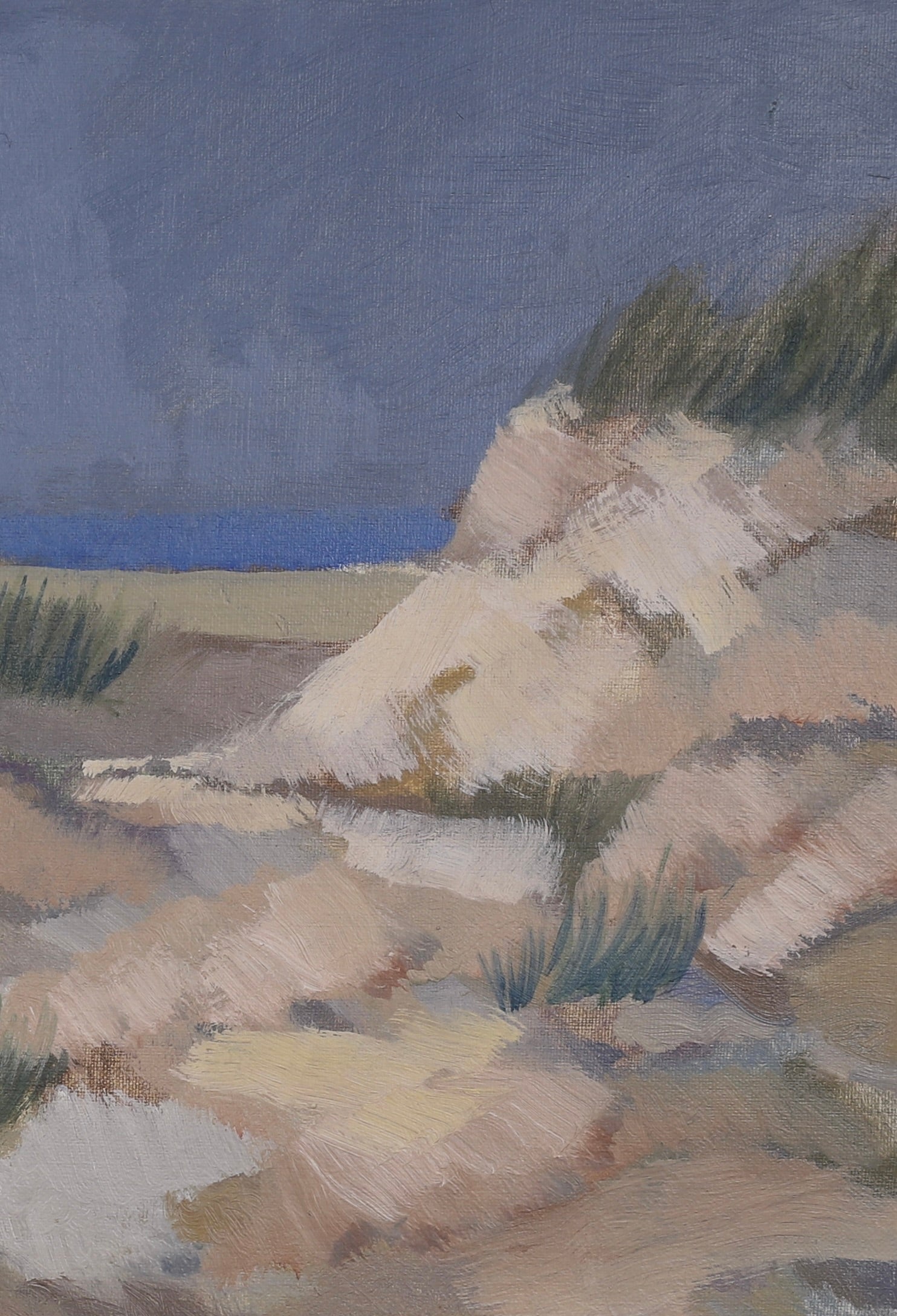 Vintage Art Room Mid Century Oil Painting From Sweden