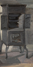 Load image into Gallery viewer, Mid Century Interior Oil Painting From Sweden by S Reinfeldt
