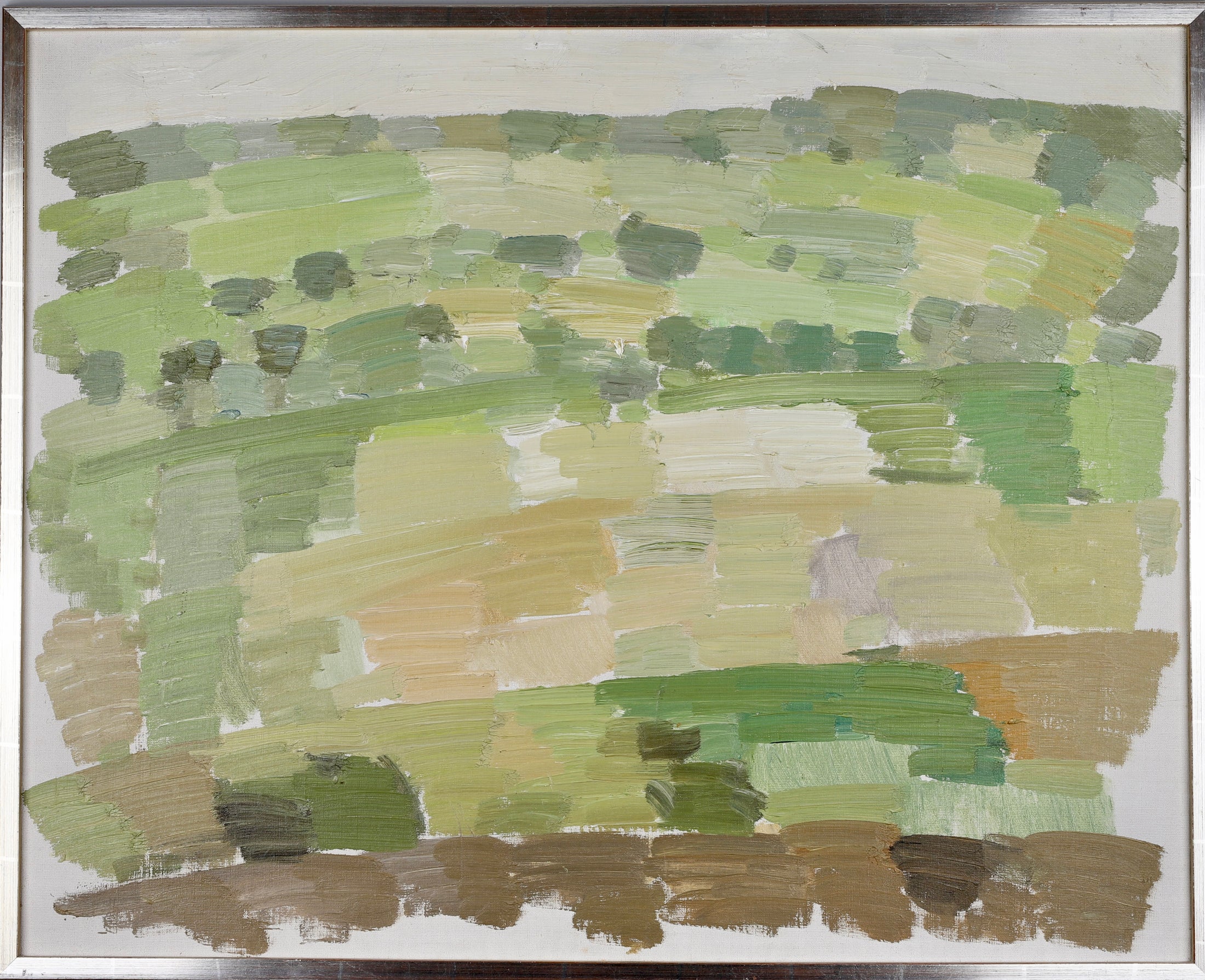 Vintage Original Landscape Oil Painting By S Markhed Sweden