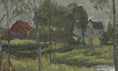 Load image into Gallery viewer, Mid Century Vintage Landscape By E Leonard Sweden
