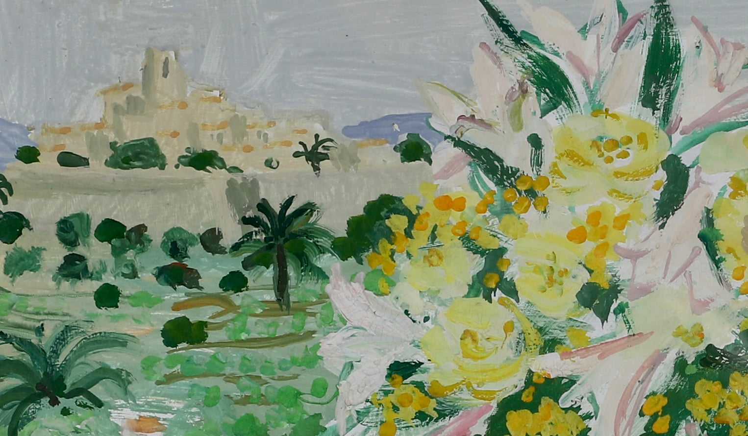 Vintage Mid Century Art Landscape From Sweden EH Jacobsson