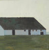 Mid Century Farmhouse Oil Painting From Sweden