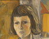 Original Vintage Portrait Oil Painting From Sweden 1958