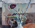 Load image into Gallery viewer, Mid Century Original Still Life Oil Painting By H Lindblad From Sweden 1950
