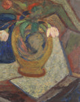 Load image into Gallery viewer, Mid Century Original Still Life Oil Painting from Sweden 1955
