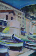 Load image into Gallery viewer, Vintage Art Room Mid Century Oil Painting By Hans Ripa
