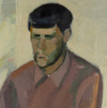 Load image into Gallery viewer, Vintage Portrait Oil Painting by T Nilsson from Sweden
