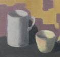 Load image into Gallery viewer, Mid Century Vintage Art Room Original Still Life Oil Painting Sweden
