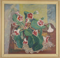 Load image into Gallery viewer, Vintage Art Room Mid Century Oil Painting From Sweden
