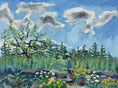 Load image into Gallery viewer, Original Mid Century Oil Painting From Sweden by K Lindblad 1950
