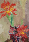 Load image into Gallery viewer, Vintage Art Room Original Still Life Oil Painting by G Turèn Sweden
