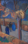 Load image into Gallery viewer, Vintage Mid Century Oil Painting From Sweden By Å Nilsson
