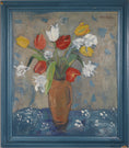 Load image into Gallery viewer, Vintage Mid Century Still Life Oil Painting By C Berndtsson Sweden
