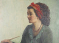 Load image into Gallery viewer, Vintage Artist Portrait By A Egnell Sweden
