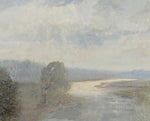 Mid Century Landscape Oil Painting From Sweden by Carl Ludwig