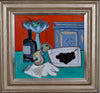 Mid Century Original Still Life By Gerhard Karlmark Sweden