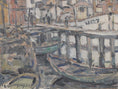 Load image into Gallery viewer, Mid Century Vintage Oil Painting By E Ollers From Sweden
