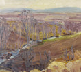 Load image into Gallery viewer, Mid Century Original Landscape Oil Painting From Sweden by B Forsell 1944
