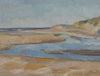 Mid Century Vintage Seascape Oil Painting From Sweden 1944
