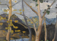 Load image into Gallery viewer, Mid Century Landscape Oil Painting By C Gunne Sweden 1941

