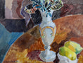 Load image into Gallery viewer, Mid Century Original Still Life Oil Painting By H Lindblad From Sweden 1950

