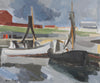 Mid Century Oil Painting from Sweden By H Almqvist