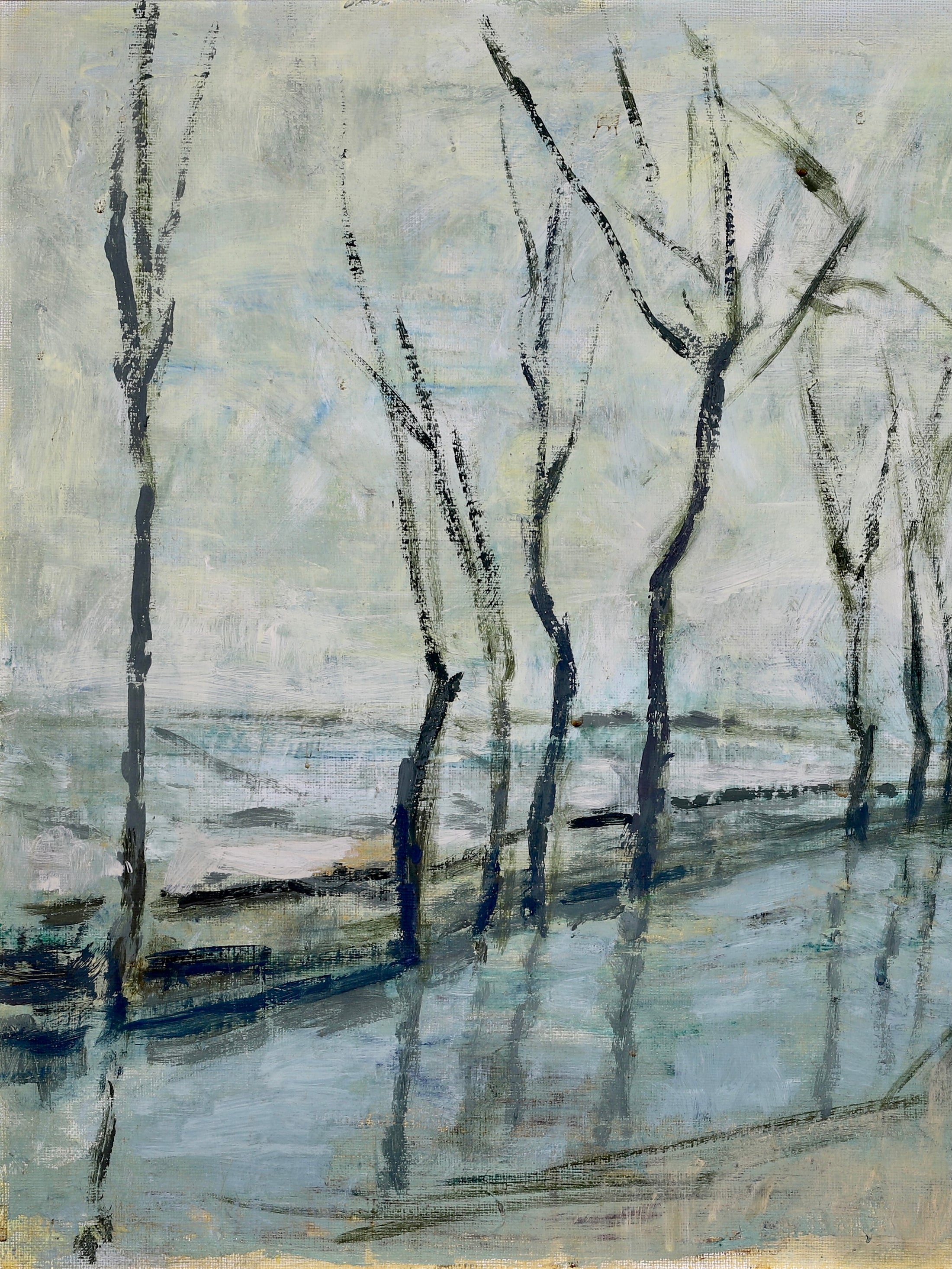 Mid Century Vintage Landscape From Sweden