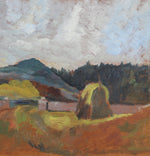 Vintage Art Room Original Landscape Oil Painting From Sweden