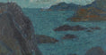 Load image into Gallery viewer, Mid Century Coastal Oil Painting By S Grandin Sweden
