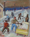 Load image into Gallery viewer, Mid Century Original Oil Painting From Sweden by Bornemark
