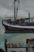 Load image into Gallery viewer, Mid Century Seascape Oil Painting By Allan Erwö Sweden
