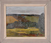 Vintage Art Sweden Mid Century Original Landscape Oil Painting