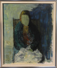 Load image into Gallery viewer, Mid Century Original Portrait Oil Painting From Sweden by K Christensen
