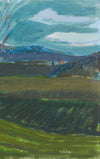 Framed Mid Century Oil Painting by V Ahn Sweden