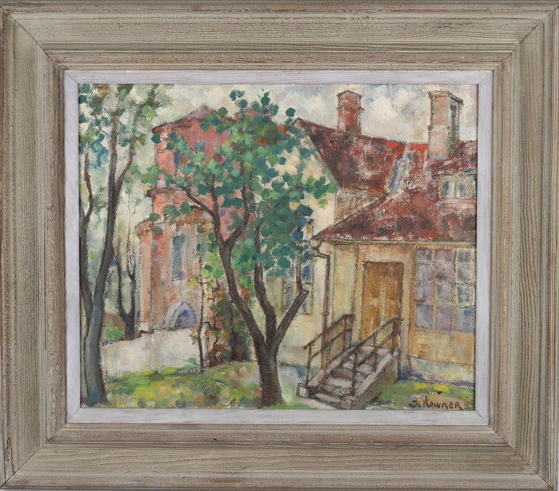 Original Oil Painting Vintage Mid Century By J Kowner From Sweden