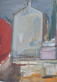 Load image into Gallery viewer, Vintage Cityscape Oil Painting From Sweden Signed Cary
