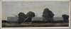Mid Century Original Landscape Oil Painting From Sweden by K Kristiansson
