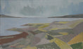 Load image into Gallery viewer, Mid Century Vintage Art Coastal Oil Painting from Sweden
