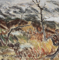 Load image into Gallery viewer, Mid Century Original Landscape Oil Painting By L Madsen Sweden 1949
