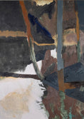 Load image into Gallery viewer, Mid Century Abstract Landscape Oil Painting From Sweden

