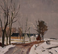 Load image into Gallery viewer, Mid Century Original Landscape Oil Painting From Sweden By G Sandberg
