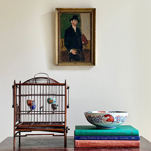 Vintage Art Room Artist Portrait from Sweden