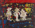 Load image into Gallery viewer, Mid Century Abstract Oil Painting From Sweden
