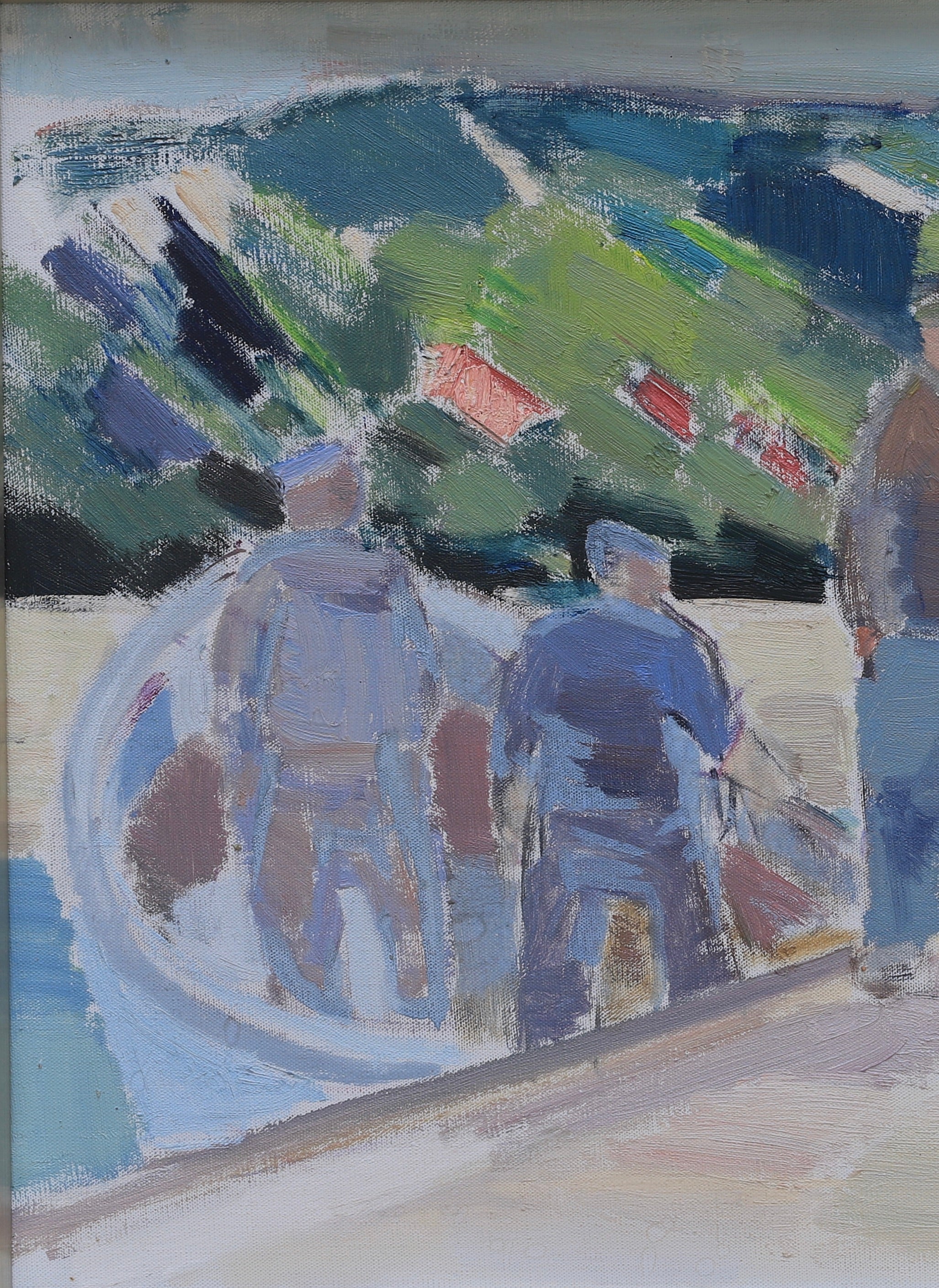 Vintage Original Oil Painting By Listed Artist Anders A Jönsson Sweden