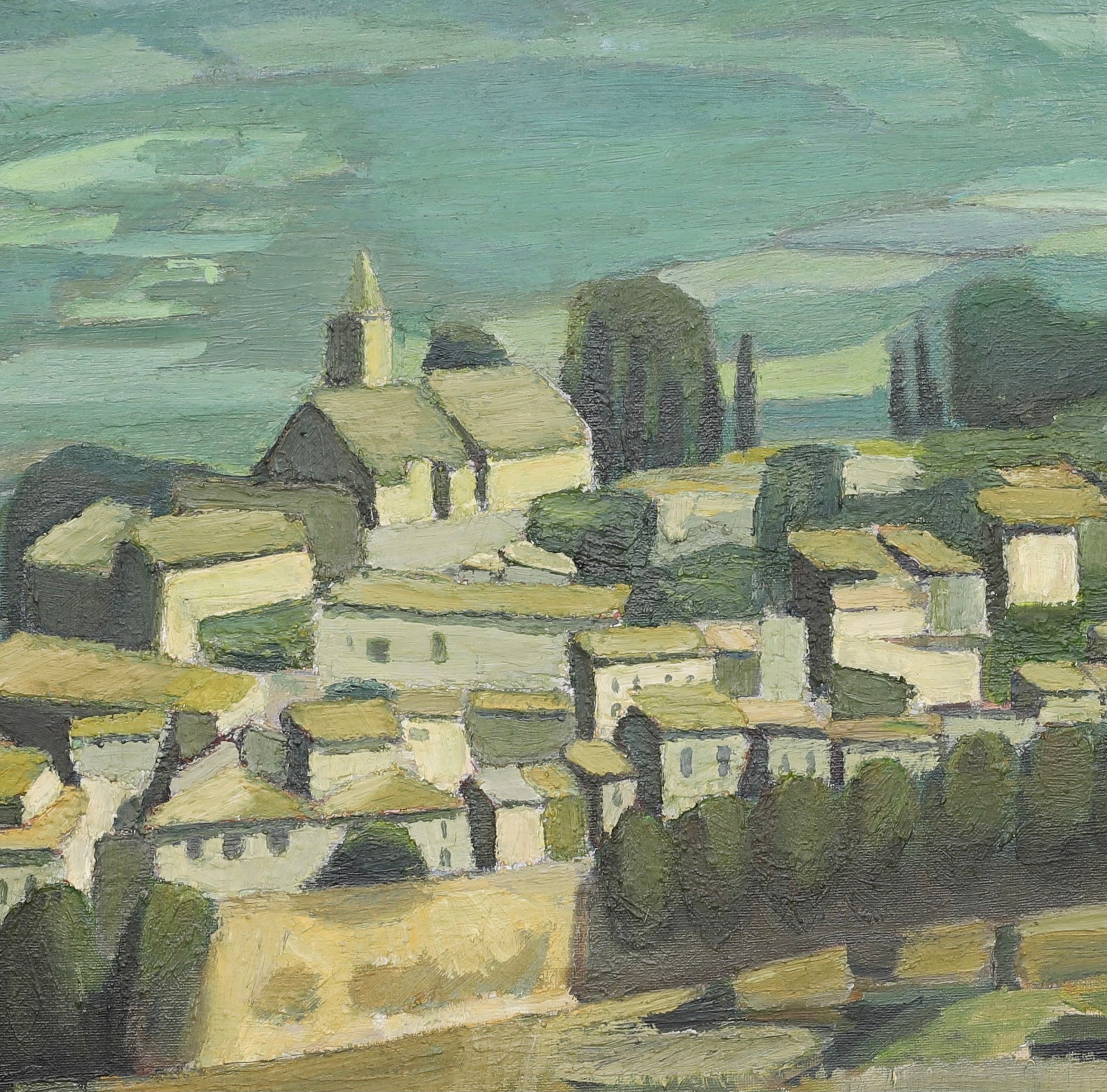 Original Vintage Landscape Oil Painting From Sweden