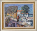 Load image into Gallery viewer, Vintage Coastal Painting from Sweden by S Nilsson
